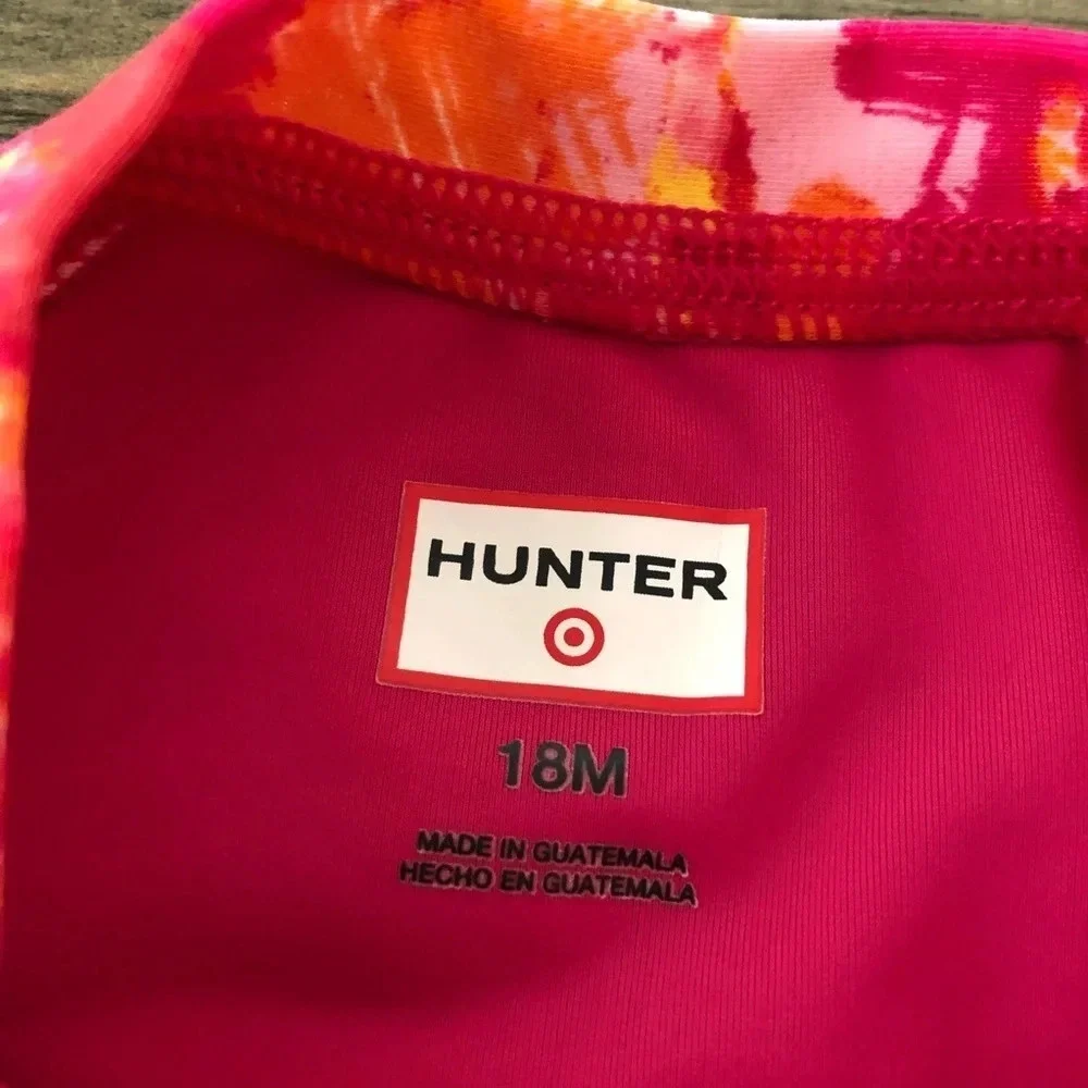 Hunter Target Baby Girls 18 months Long Sleeve Rash Guard Shirt Swim Cover‎ Up